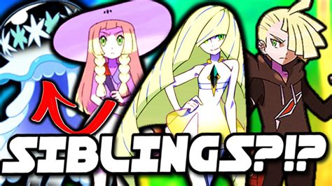 Lillie Lusamine And Gladion Are Siblings Pokemon Sun And Moon