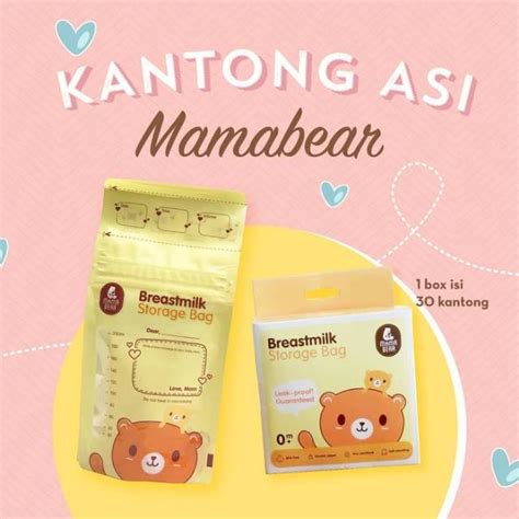 Jual Kantong ASI Mama Bear 200 Ml Isi 30 Pcs Shopee Indonesia