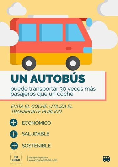 Diseña un Cartel de Movilidad Sostenible gratis online