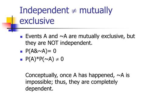 Explain Mutually Exclusive Events