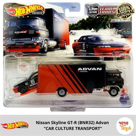 Jual Hot Wheels Nissan Skyline Gt R Bnr Advan Team Transport Hotwheels Di Seller Vovo Toys