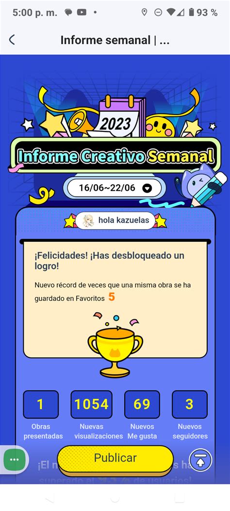 Informe Creativo Semanal HoYoLAB