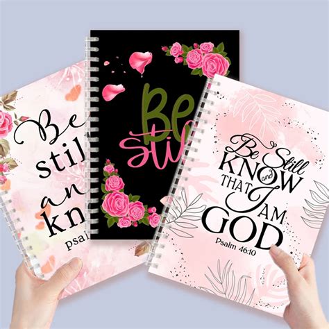 Salmo 46 10 Vers Culo Be Still And Know That I Am GOD Cuaderno Espiral