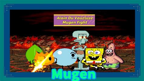 Mugen Firey Leafy Bubble Vs Spongebob Patrick Star Squidward