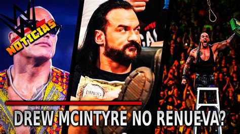 Noticias WWE Drew McIntyre NO RENUEVA PLAN ORIGINAL Del MALETIN