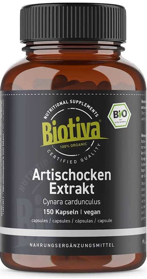 Biotiva Bio extrakt z Artičoky 150 kapslí od 542 Kč Heureka cz