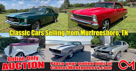 ONLINE AUCTION featuring Classic Cars For Sale