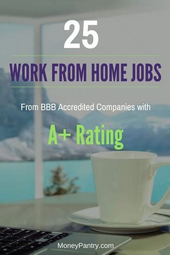 25 BBB Accredited Work from Home Jobs with A+ Rating - MoneyPantry