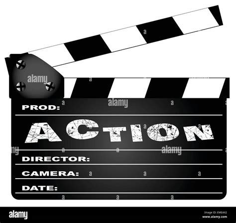 Action Movie Clapperboard Stock Vector Image & Art - Alamy