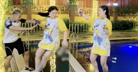 Hot girl nhún nhảy trong bể cá tiếp tục bị thanh niên mua vui phản cảm Cố diễn hay bị lợi