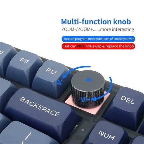 GK980 Mechanical Keyboard Optical Hot Swappable Programmable RGB PBT Keycaps Fruugo UK