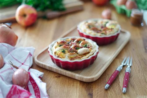 Tarte au boudin blanc et aux pommes Les Pépites de Noisette