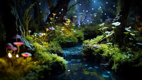 Glowing Gardens The Illuminated World Of Bioluminescent Fungi And