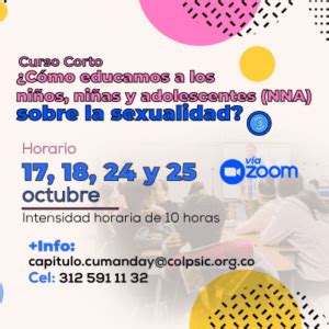 Curso Corto C Mo Educamos A Los Ni Os Ni As Y Adolescentes Nna