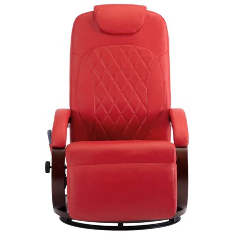 Vidaxl Tv Massagesessel Rot Kunstleder Vidaxl De