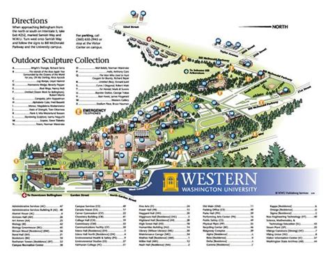 Western Washington Campus Map - Draw A Topographic Map