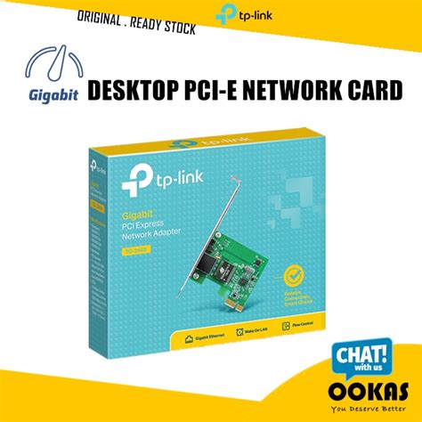 Tp Link Gigabit Pci Express Network Adapter Lan Card Mbps Tg