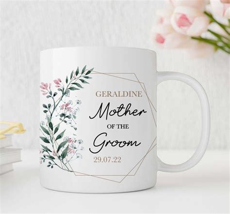 Mother Of The Groom Gifts Personalised Thank You Keepsake Mug For