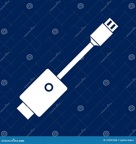 Etiqueta Engomada Del Cable Del Usb Ejemplo Del Vector Ilustraci N