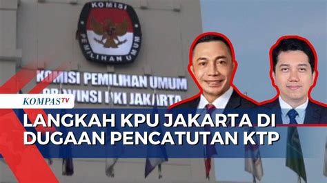 Kpu Jakarta Verifikasi Dukungan Respons Dugaan Cagub Independen Catut