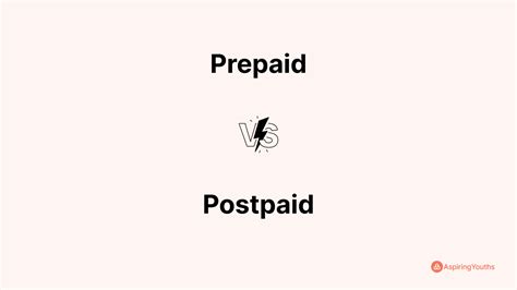 Difference Between Prepaid And Postpaid