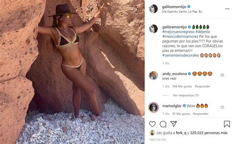 La Foto De Galilea Montijo En Bikini Por La Que Fue Criticada Infobae