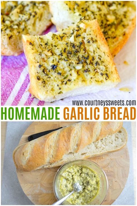 Garlic Bread Recipe Courtney S Sweets