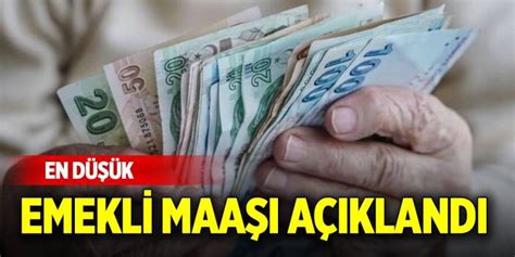 Son dakika En düşük emekli maaşı açıklandı