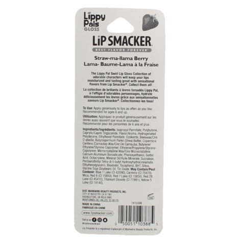 Lip Smacker Lippy Pals Straw Ma Llama Berry Lip Gloss Fl Oz Kroger