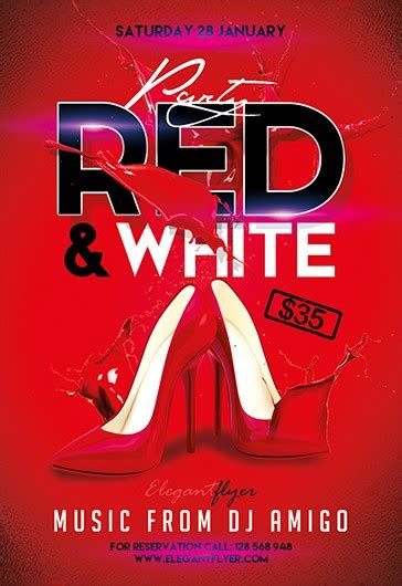 red flyer templates psd  elegantflyer