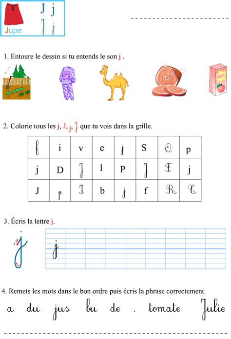 Fiche D exercices à Imprimer Le Son V Apprendre à Lire 7EB