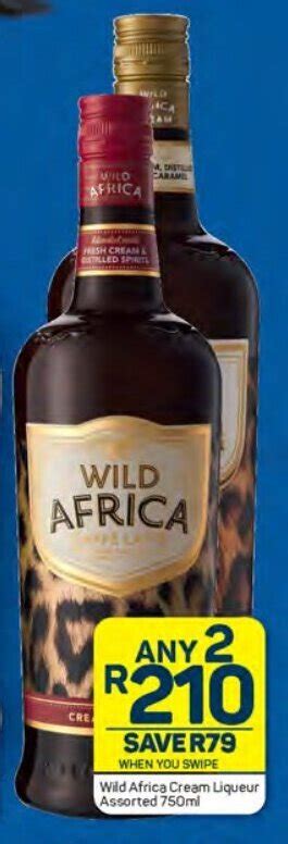 Wild Africa Cream Liqueur Assorted Ml Offer At Pick N Pay