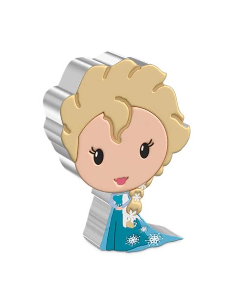 Frozen Chibi Disney Oz Moneda Plata Niue