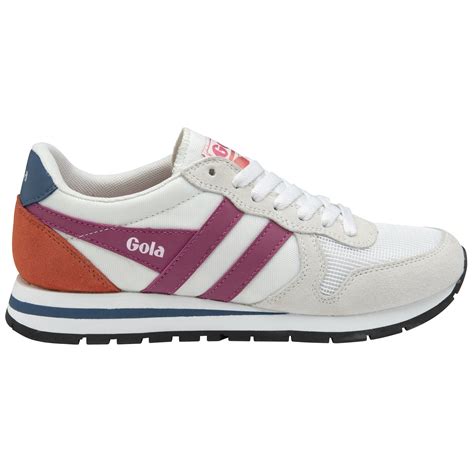 Buy Gola Womens Daytona Sneakers In White Fuchsia Blue Online At Gola