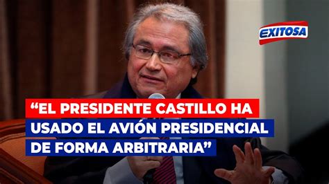 🔴🔵walter Albán El Presidente Pedro Castillo Ha Usado El Avión