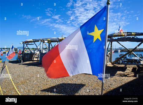 Acadian Flag Hi Res Stock Photography And Images Alamy