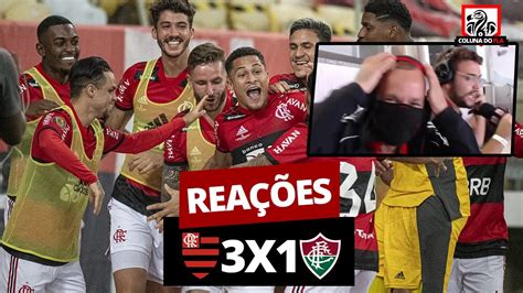 REAÇÕES FLAMENGO 3X1 FLUMINENSE NARRAÇÃO RAFA PENIDO TÍTULO