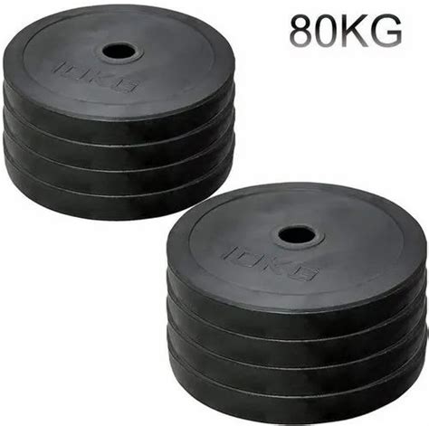 Black Rubber Gym Weight Plates, Weight: 100kg at Rs 2000/piece in Etah | ID: 24936659233