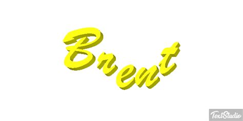 Brent Name Animated  Logo Designs