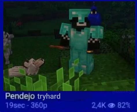 Pendejo Tryhard Pendejo No Dura Nadaspreendmc Spreenminecraftspreen