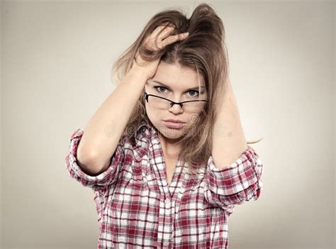 Confused Woman Stock Photo Image Of Problem Emotional 34271154