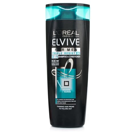 Loreal Elvive Triple Resist 2 In 1 Shampoo For Men Chemist Direct