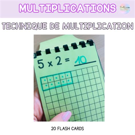 Flash Card Technique De Multiplication