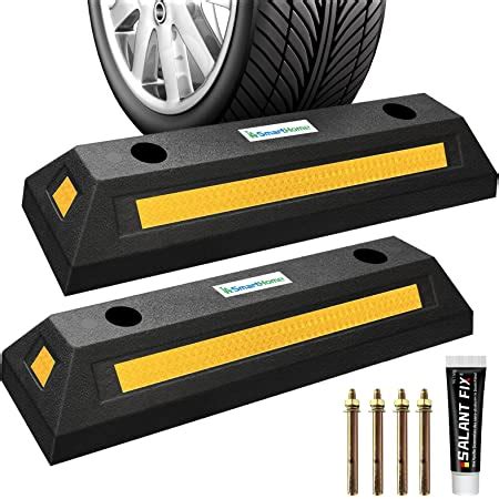 Amazon.com: Garage Parking Stops, Garage Parking Stopper 18” with Nail ...