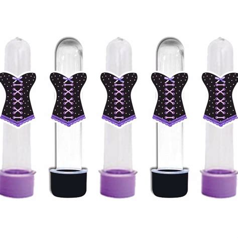 Tubetes Chá de Lingerie lilás Preto Elo