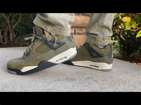 Air Jordan 4 SE Craft Olive On Foot Review And Sizing Guide Option B