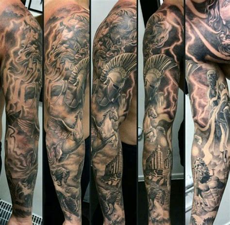 Greek Sleeve Tattoo