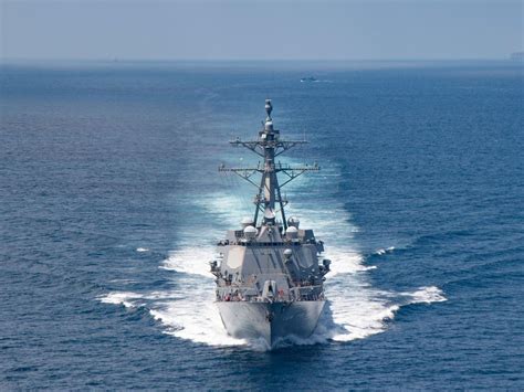 Us Navy Warship Transits Through Taiwan Strait News Au