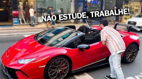 Perguntando Para Donos De Carros De Luxo Como Ficar Rico Youtube