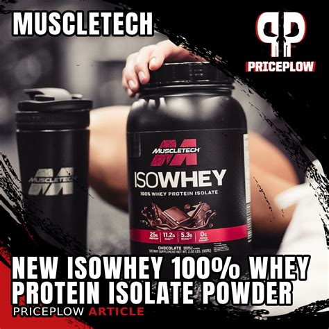 Muscletech Isowhey New Whey Protein Isolate Arrives